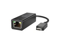 HP Netzwerkadapter USB-C zu RJ-45 – 1 Gbit/s, 0,1 m, für Windows 10/11, ChromeOS, Schwarz