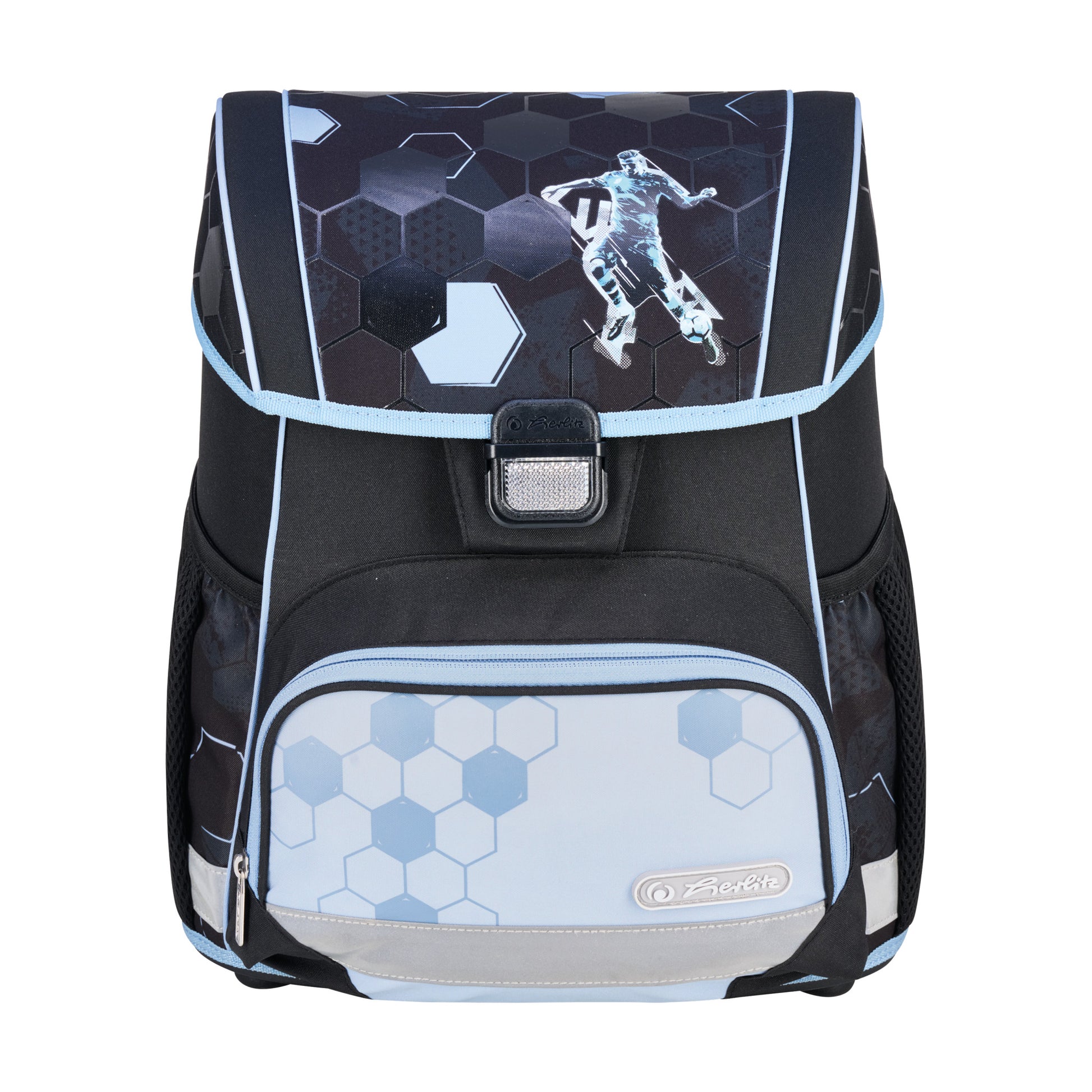 Herlitz Loop Plus – Schulrucksack-Set, Cyber Soccer, 17 l, 31×37×22 cm