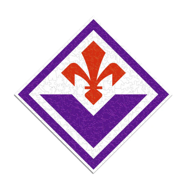 Iconic Puzzles Puzzle ACF Fiorentina – Logo – 270 Teile – 37,5 × 37,5 cm – ab 14 J. – Holz – Mehrfarbig – FSC
