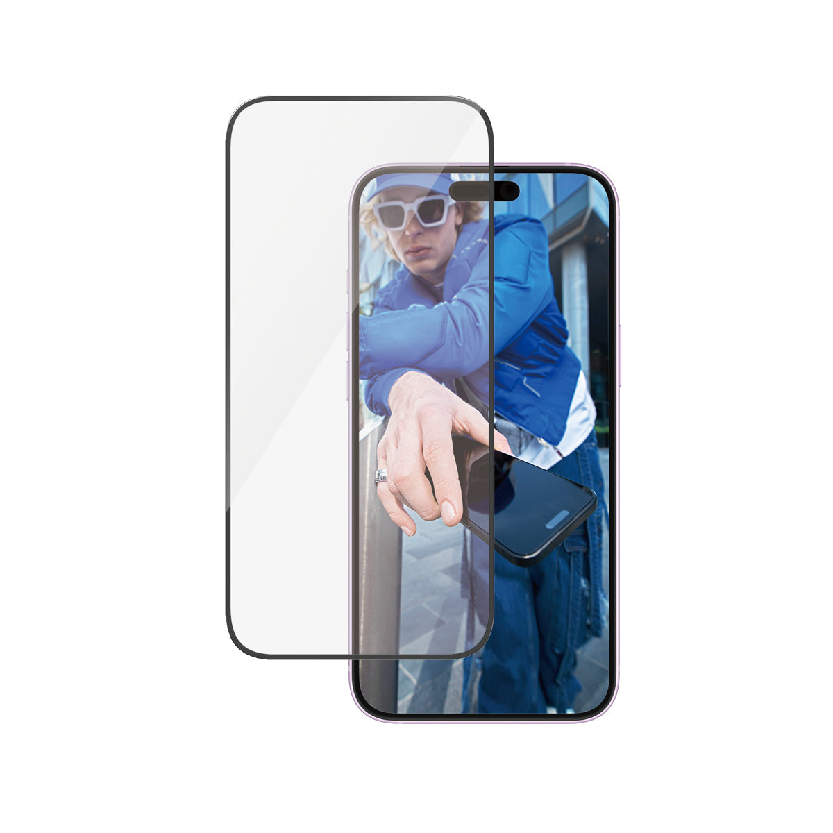 PanzerGlass Displayschutzglas – für Apple iPhone 16 Plus/15 Plus – Ultra-Wide Fit, Hartglas, Kratzresistent