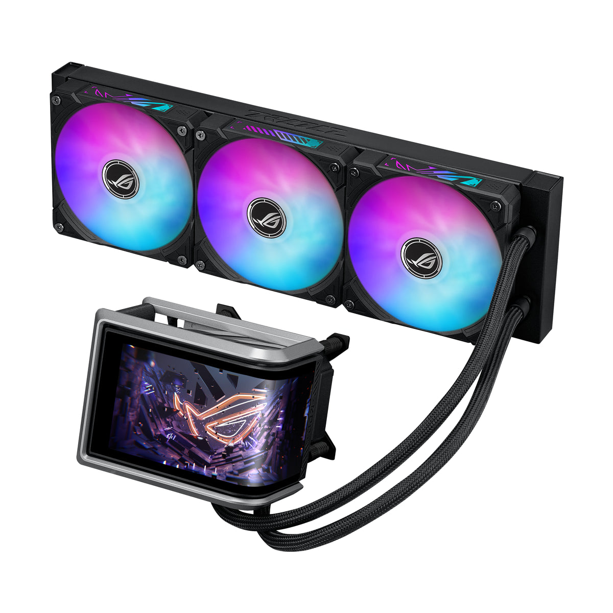 ASUS ROG RYUO IV 360 – AIO-Kühler – 360 mm, 3×120 mm, AMOLED-Display, für LGA 1700, AM5, LGA 1851, usw.