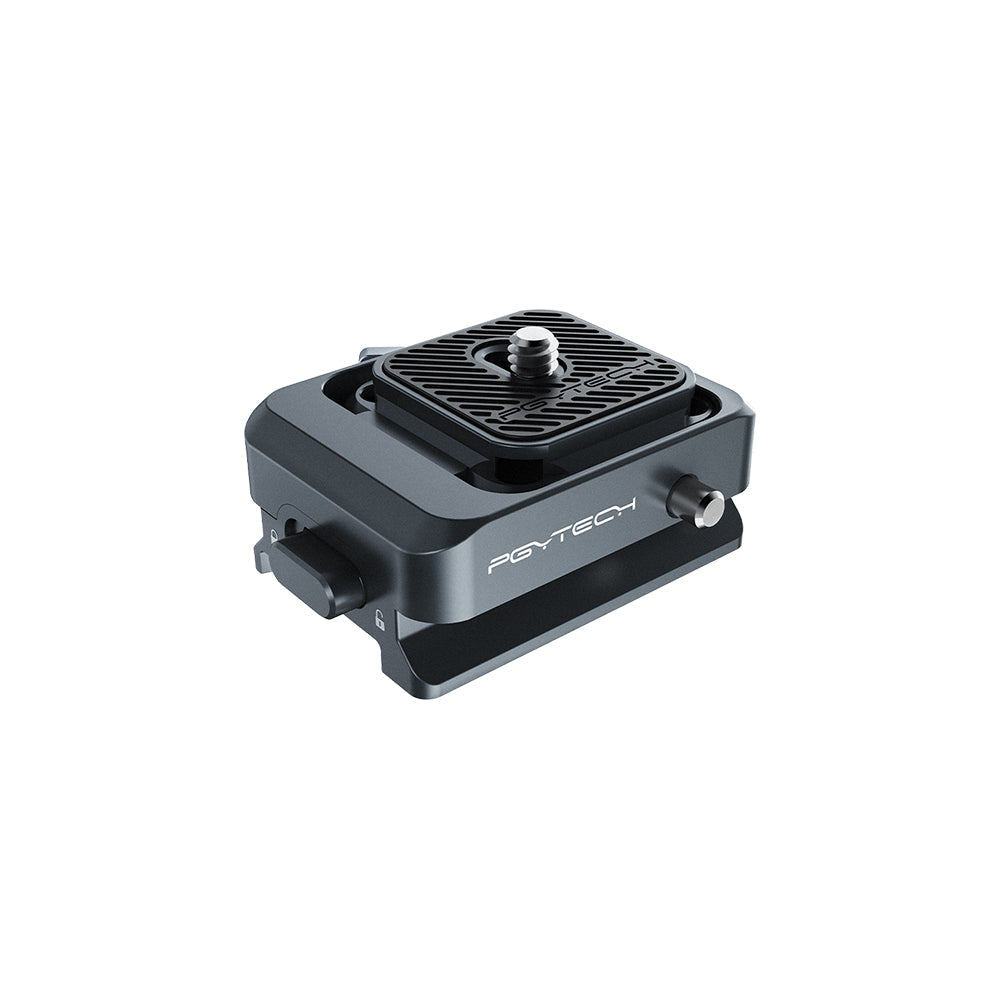 PGYTECH P-RH-167 Schnellwechsel-Klemme – Aluminiumlegierung, 1/4" Stativgewinde, 100 × 80 × 39 mm – für DJI R