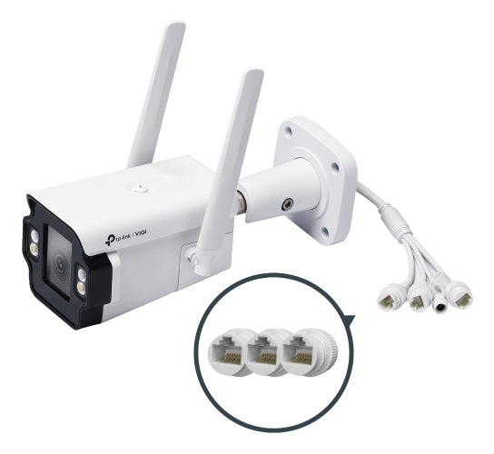 TP-Link InSight S345-4G IP-Sicherheitskamera – 4 MP, Reichweite 80 m, IP66, Weiss