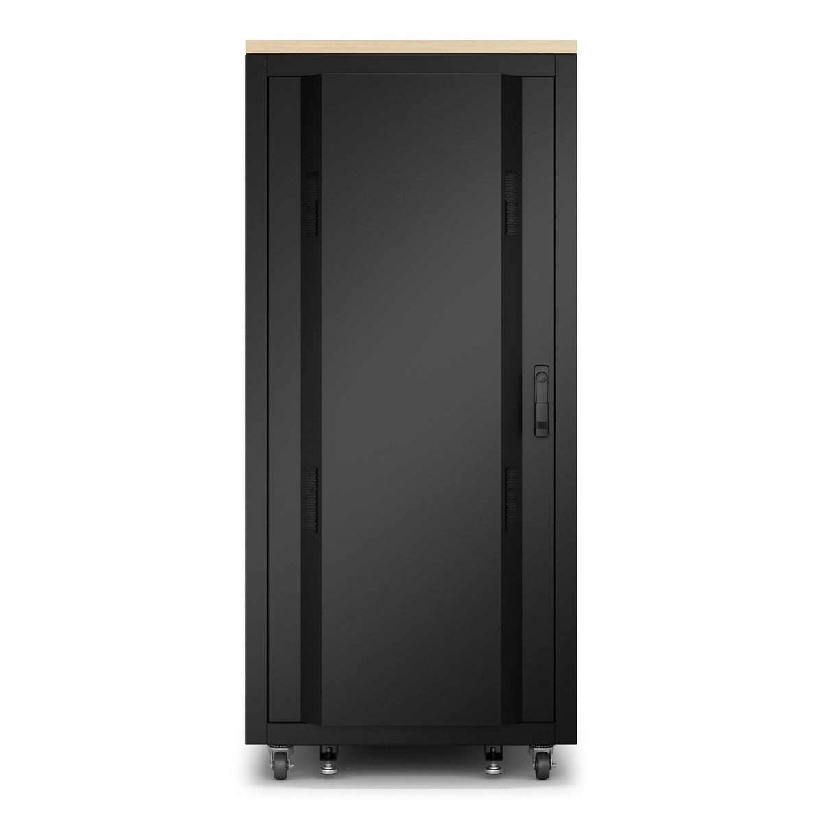 APC 19" Netzwerkschrank 32U, abschliessbar, 750 × 1130,4 × 1675 mm, Ahorn, Schwarz