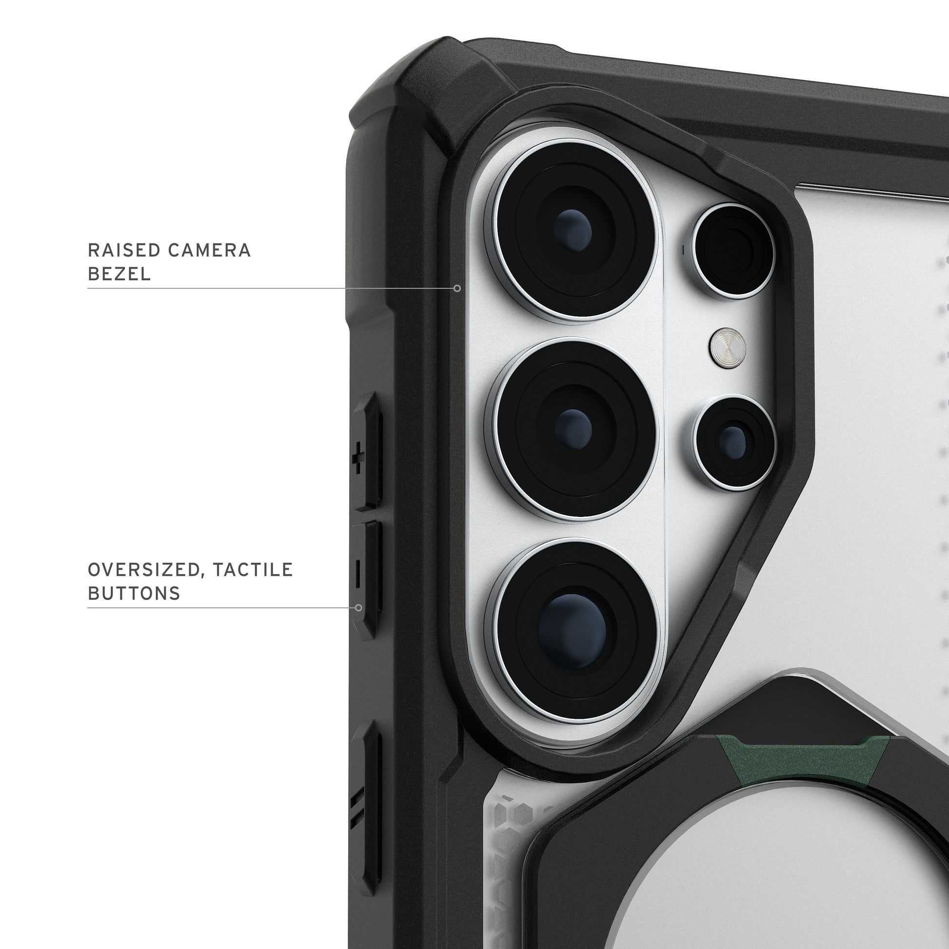 Urban Armor Gear UAG Plasma XTE Backcover – für Samsung Galaxy S26 Ultra, MagSafe, mit Ständer, TPU, schwarz/transparent