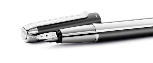 Pelikan PURA – Federspitze F – Anthrazit – Patronen