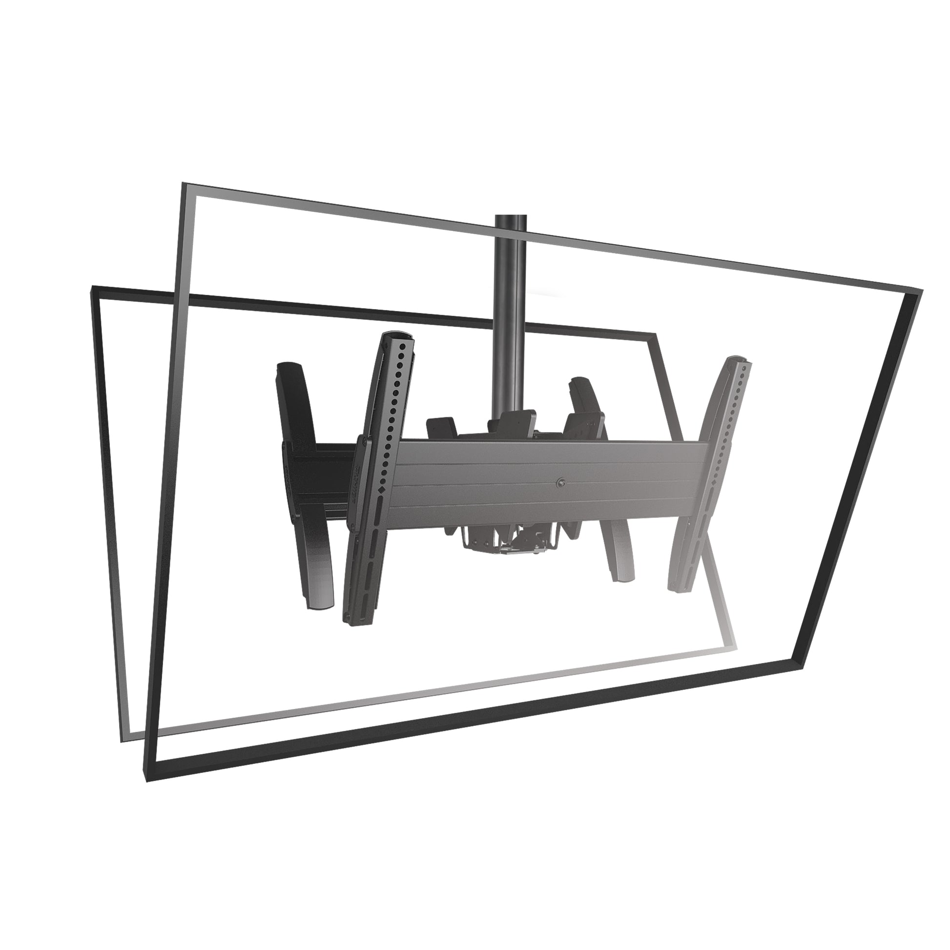 Chief Deckenhalterung – Back-to-Back – 32–60" – VESA 200×100 – bis 113,4 kg, neigbar, für 2 Displays – LCB1U