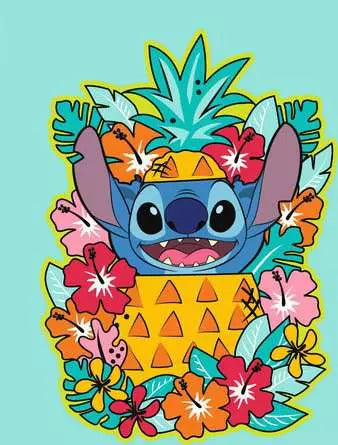 Ravensburger CreArt – Malen-nach-Zahlen-Set – Disney Stitch – 30 × 24 cm – ab 12 Jahren