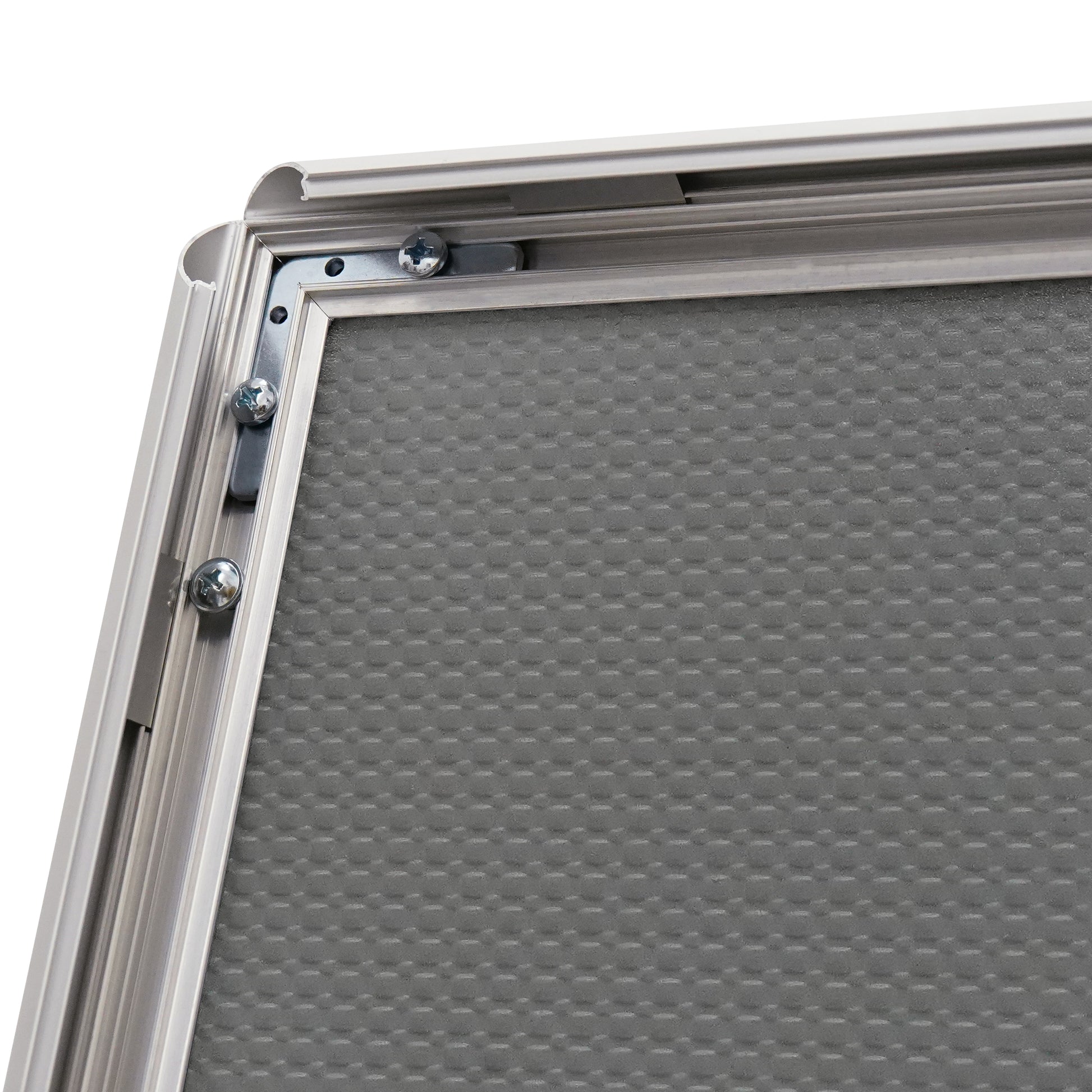 Europel Plakatständer CLASSIC – für A1, silber, 670×100×1220 mm