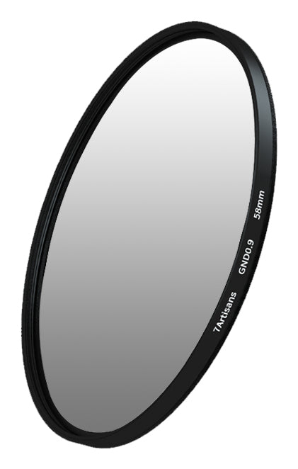 7Artisans GND0.9 55 mm Graufilter – doppelseitig beschichtet, Aluminium/Glas – Schwarz