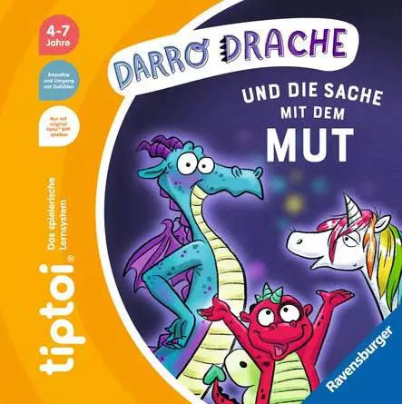 Ravensburger Lernbuch – tiptoi Drache und die Sache mit dem Mut, ab 4 Jahren, Deutsch