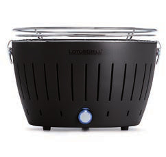 LotusGrill Grill G-AN-34P – 32 cm, Holzkohle – Schwarz/Edelstahl