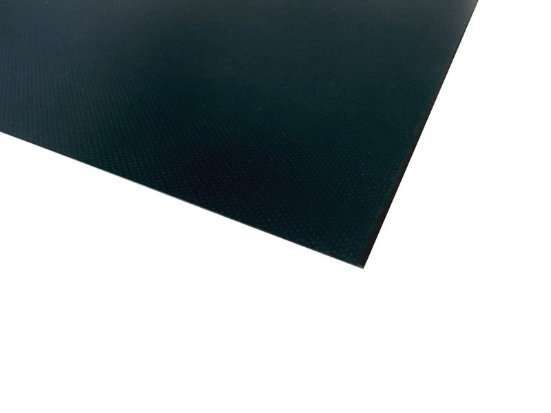 OEM Glasfaserplatte (Flugzeugrumpf) – 300 × 500 × 0,5 mm, Fiberglas, Schwarz, für Flugzeug, Helikopter
