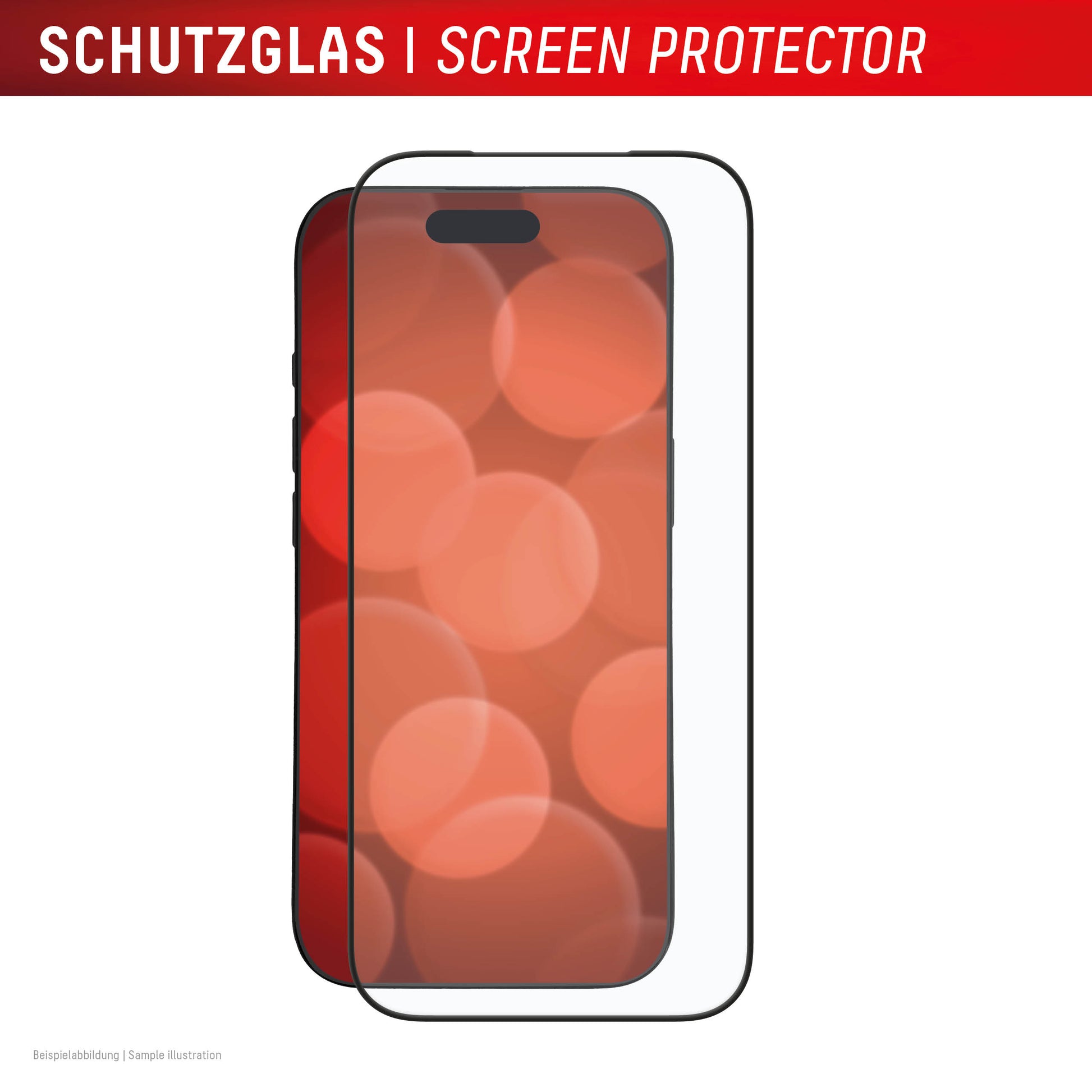 Displex Displayschutz (Panzerglas), Full Cover – für iPhone 17