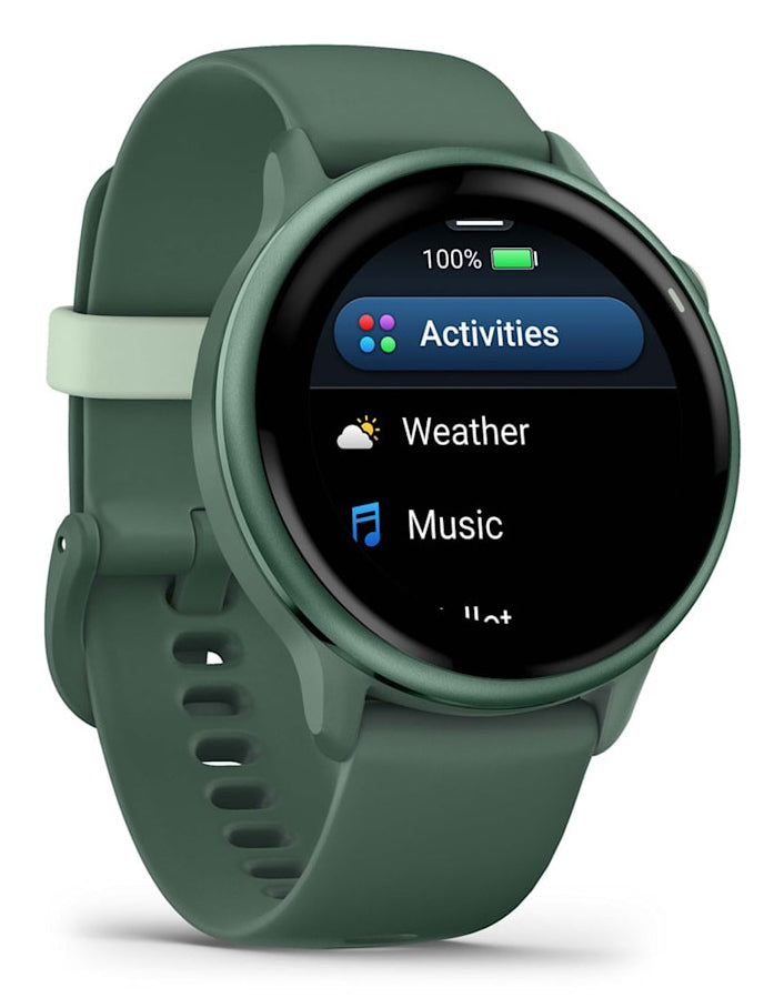 Garmin Vivoactive 6 – GPS-Smartwatch – GPS, ANT+, Dunkelgrün, Sportarmband