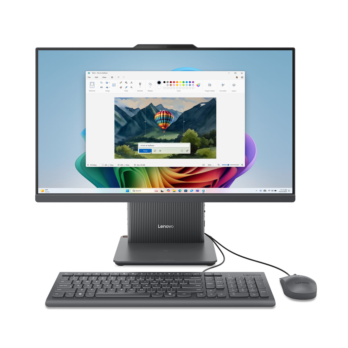 Lenovo IdeaCentre 24 All-in-One – 23,8" Full HD, AMD Ryzen 5, 16 GB RAM, 1 TB SSD, Windows 11 Home
