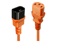 Lindy Netzkabel, 1 m, Orange