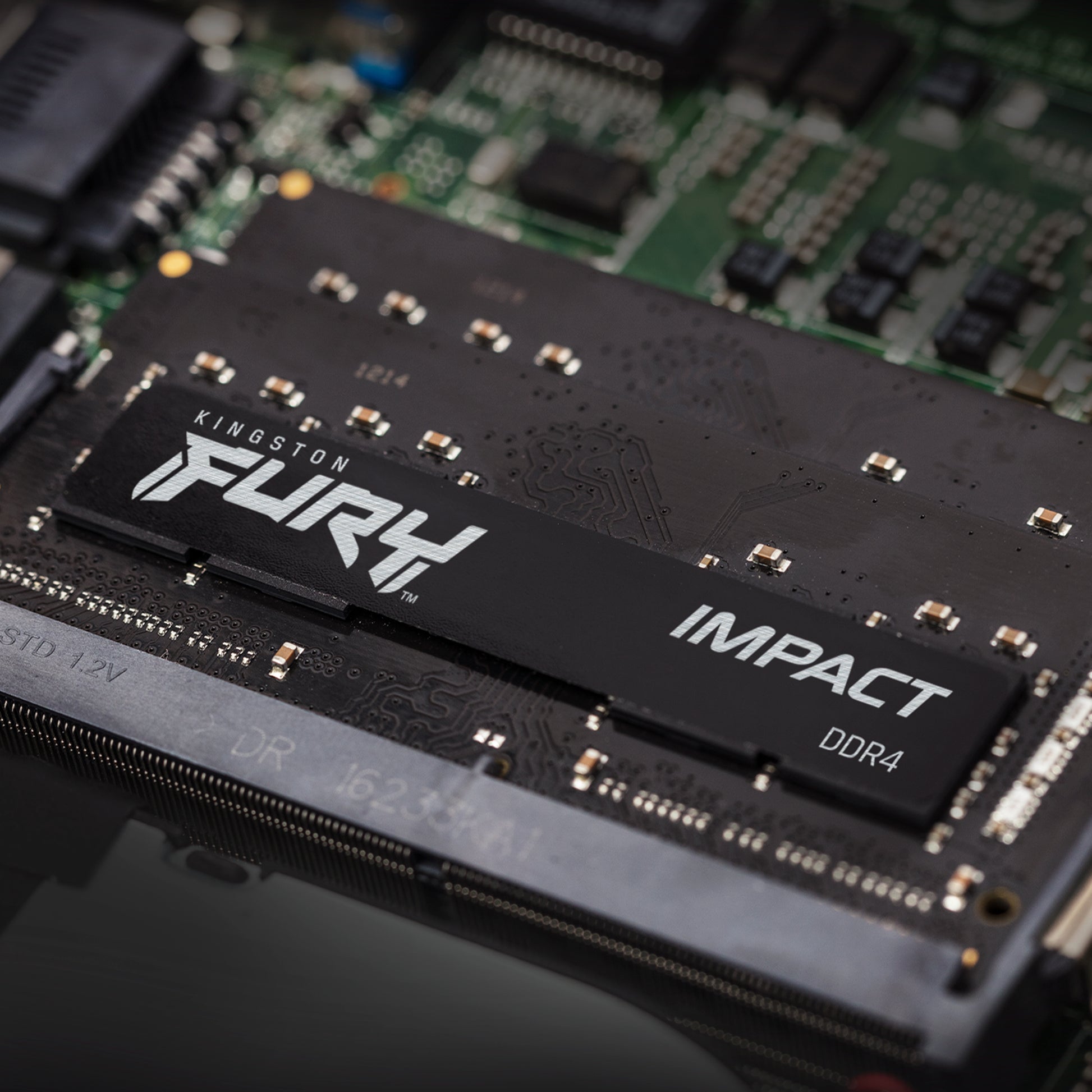 Kingston Technology Kingston FURY Impact – Arbeitsspeicher – 16 GB (2×8 GB) DDR4 3200 MT/s CL20 SODIMM, 260‑pin, 1,2 V