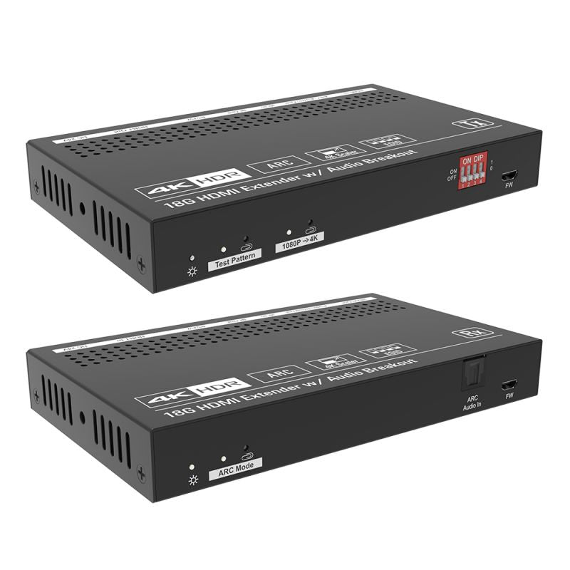 Vivolink HDBaseT-Extender-Set, bis 70 m, Audio-Breakout