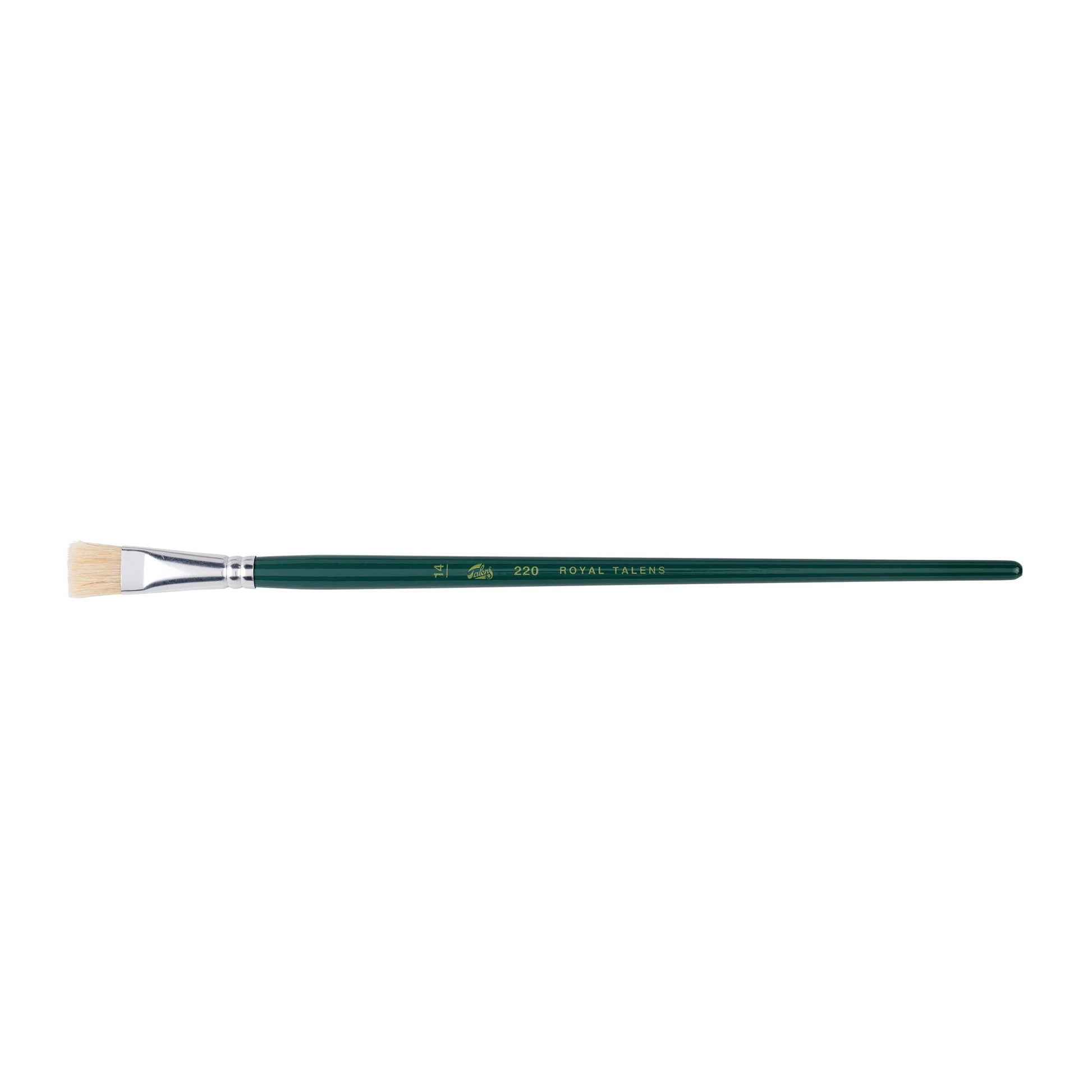 Talens Ölpinsel – braun, Holzstiel, Schweinsborsten, Länge 313 mm, FSC-zertifiziert, eco:plus