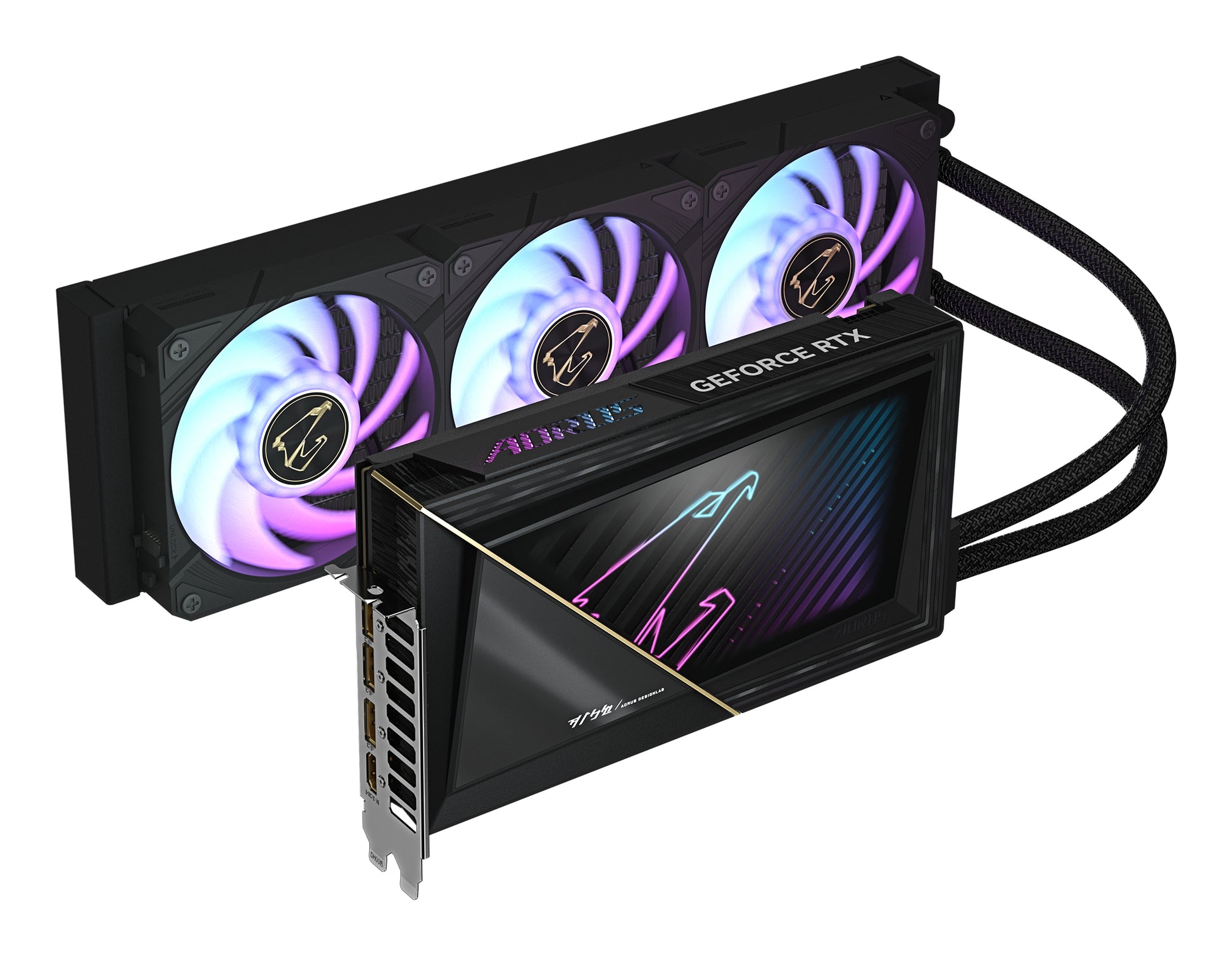 GIGABYTE GV-N5090AORUSX W-32GD – PCIe Grafikkarte – 3×DP, 1×HDMI, PCIe 5.0, 32 GB GDDR7, 1×16-Pin
