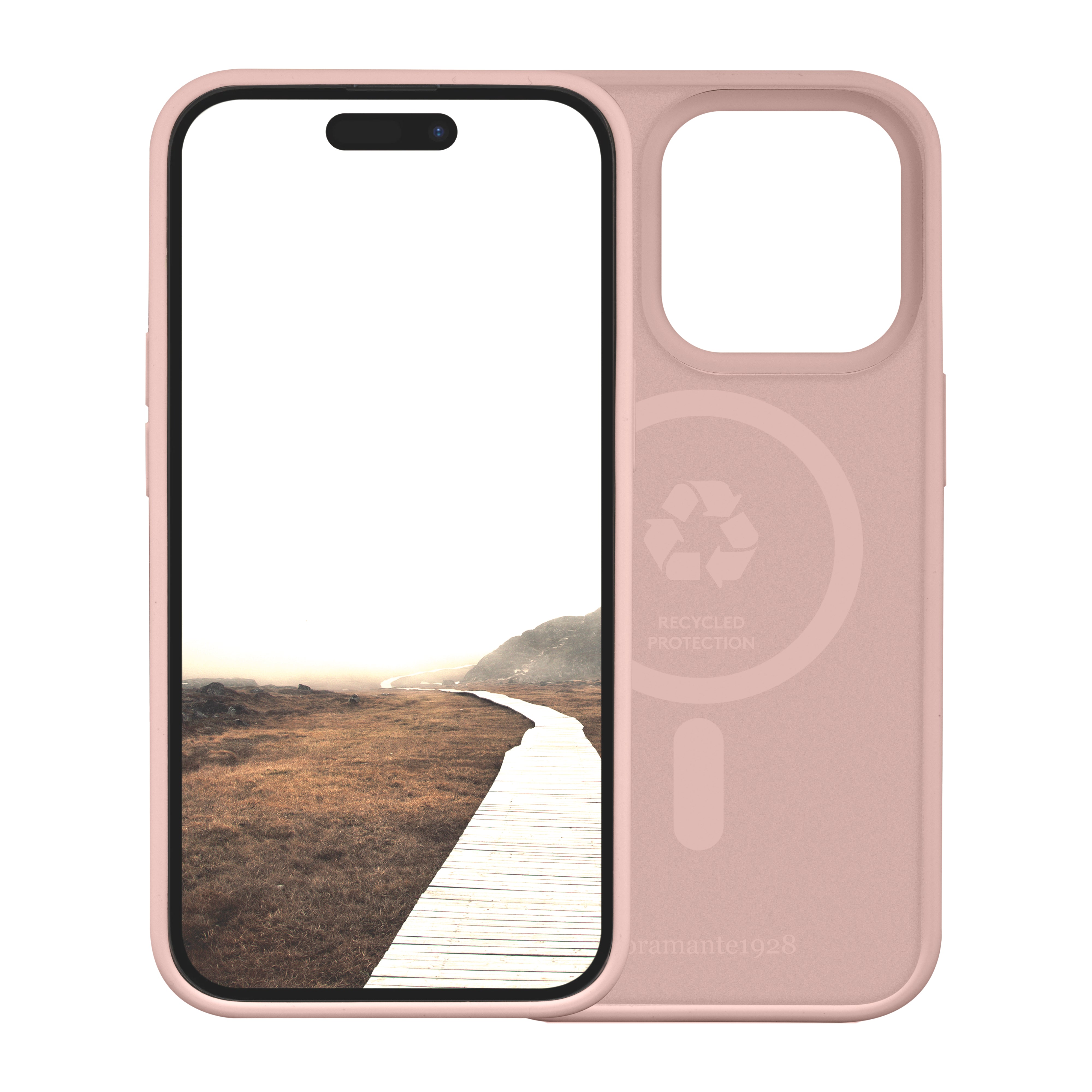 dbramante1928 Monaco Backcover – für Apple iPhone 15 Pro Max, MagSafe, Pink