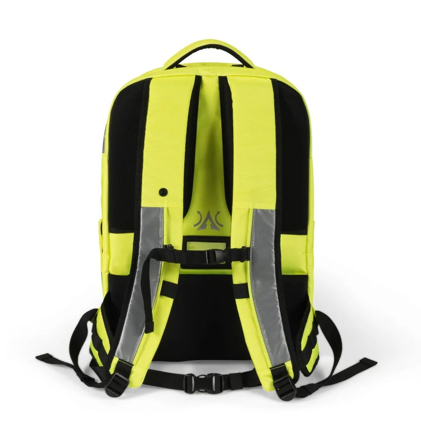 DICOTA Freizeit-Rucksack – 32–38 l, gelb, Hi-Vis