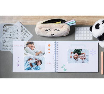 Exacompta Fotoalbum – für 320 × 220 mm, hellblau, Papier