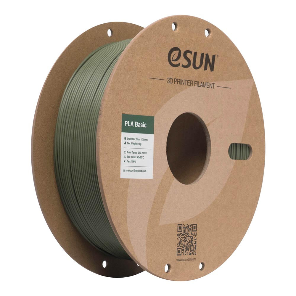 eSUN 3D-Drucker-Filament PLA 1,75 mm Olivgrün, 1 kg