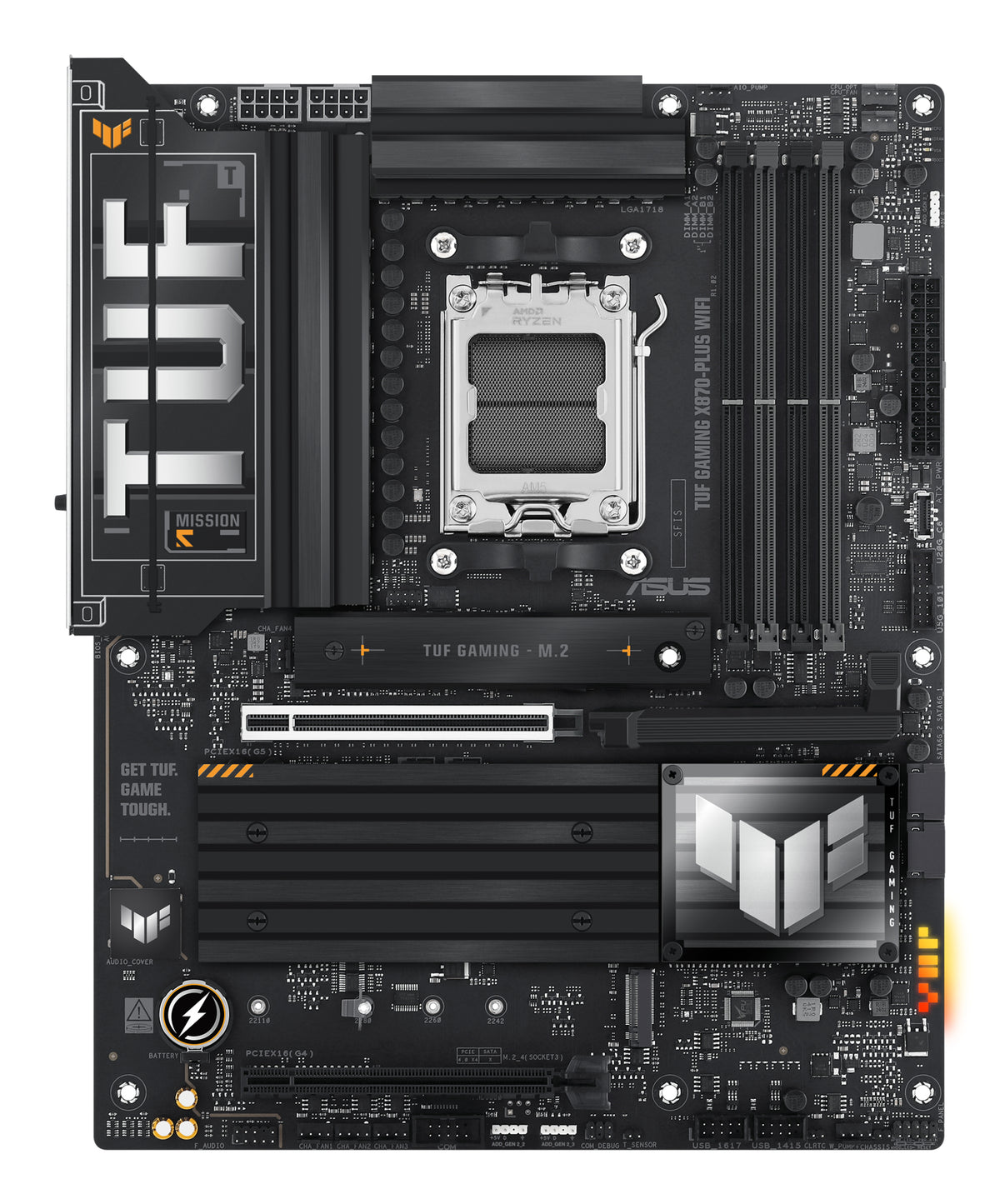 ASUS TUF GAMING X870-PLUS WIFI – Mainboard – AM5, AMD X870, ATX, DDR5