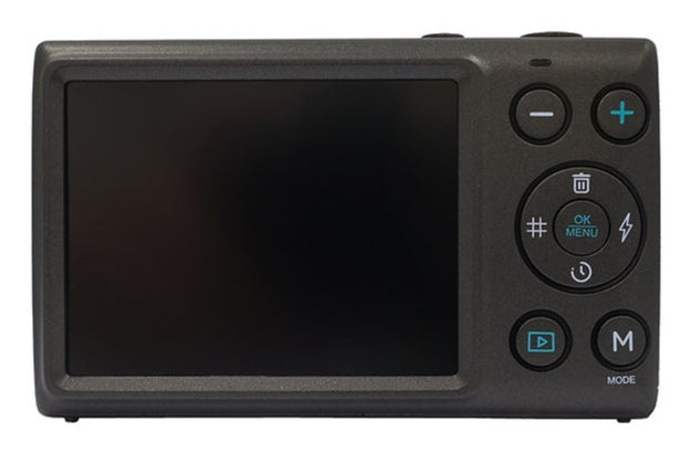 Yashica DigiMate 100 – Kompaktkamera, 64 MP, 4K, 18× optischer Zoom, Schwarz