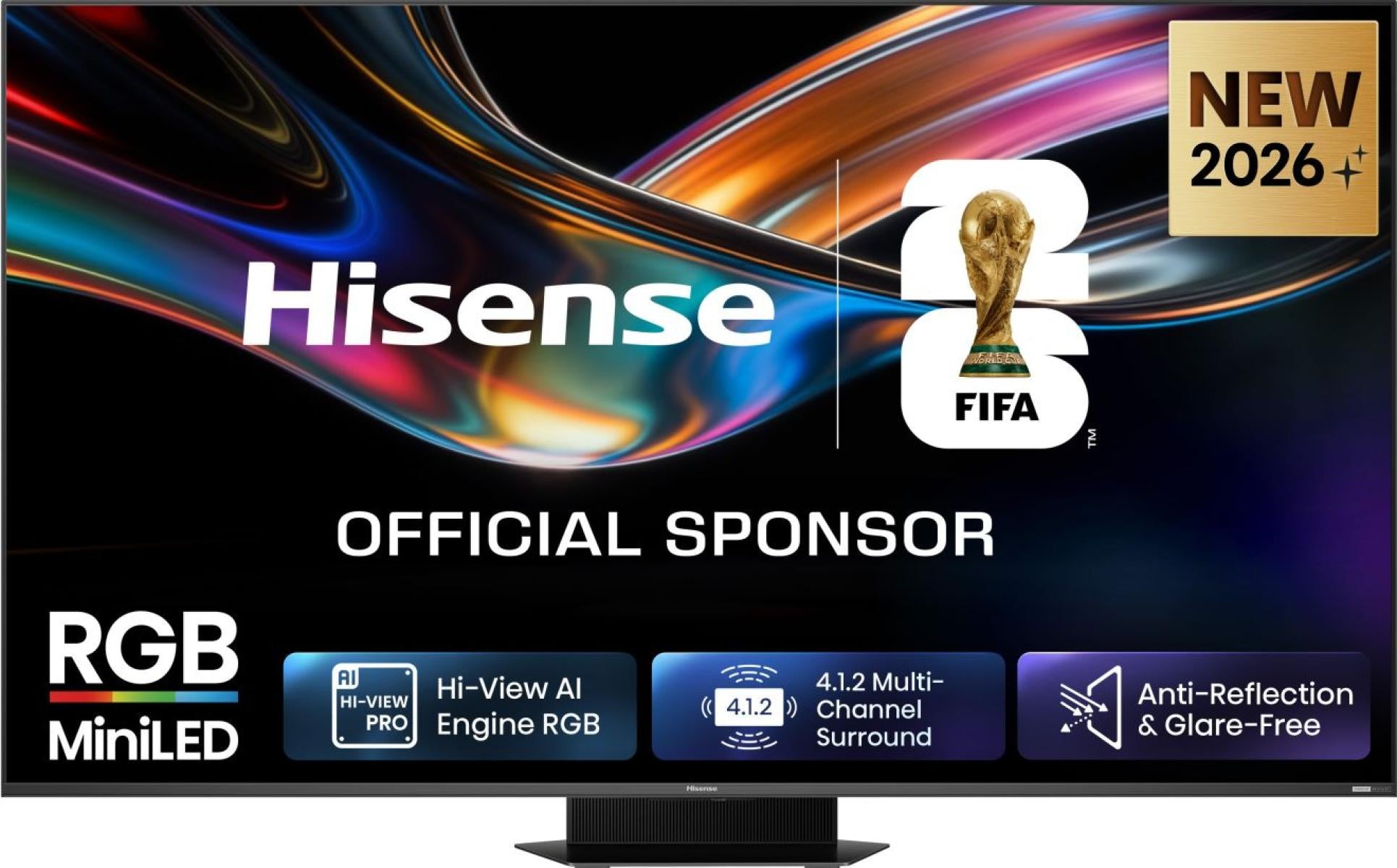 Hisense 85UR9DS – 85" TV – 4K UHD – QD‑Mini LED – VIDAA – 180 Hz – Dolby Vision IQ