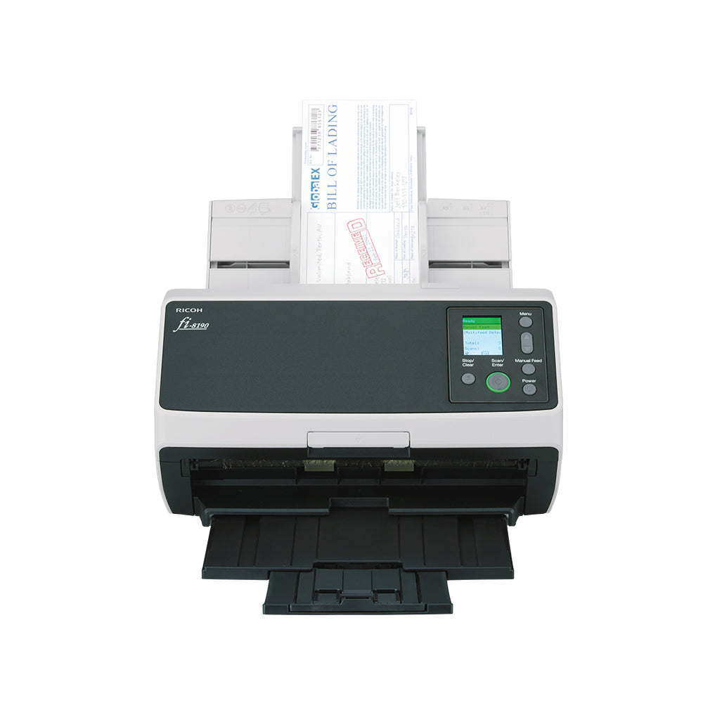 Ricoh fi-8190 – A4, 600 × 600 dpi, ADF + Scanner mit manueller Zuführung