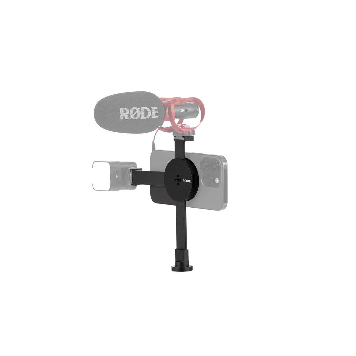 RØDE Magnetische Halterung – Foto-/Video-Griff – magnetisch, 1/4" Stativgewinde – für Smartphones – Schwarz