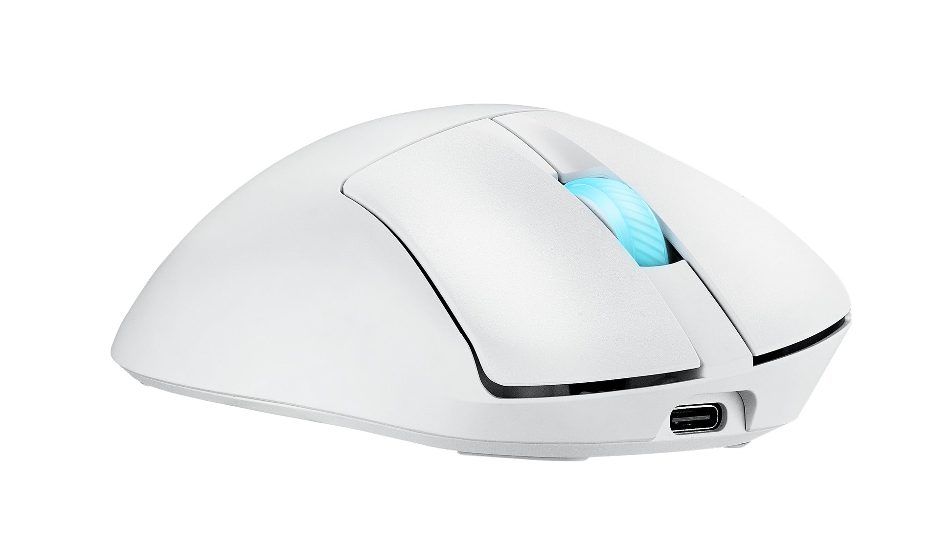 ASUS ROG Keris II Origin – Gaming-Maus – Kabellos (Bluetooth/2,4 GHz), 42000 DPI, Rechts, Weiss