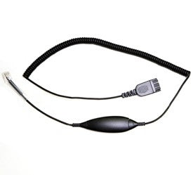 freeVoice DA-30 – Adapterkabel – RJ auf QD – Schwarz