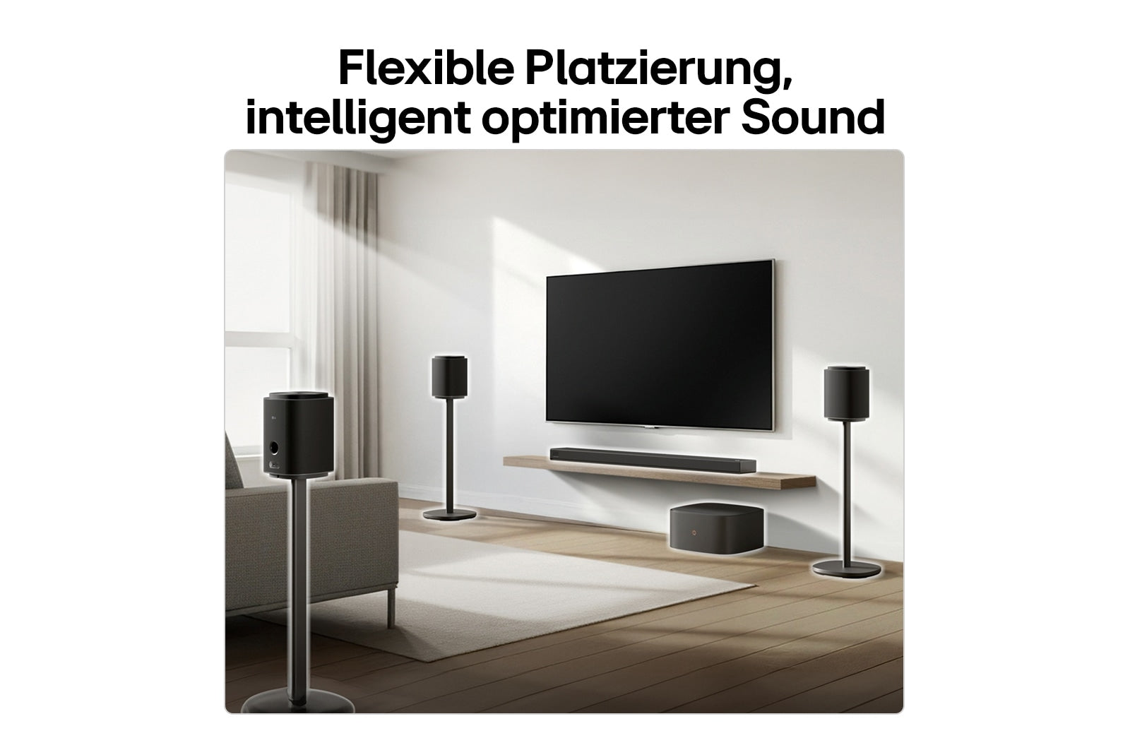 LG M7.AEUTLLK – Soundbar – 2.1.1, Dolby Atmos, 100 W – Schwarz