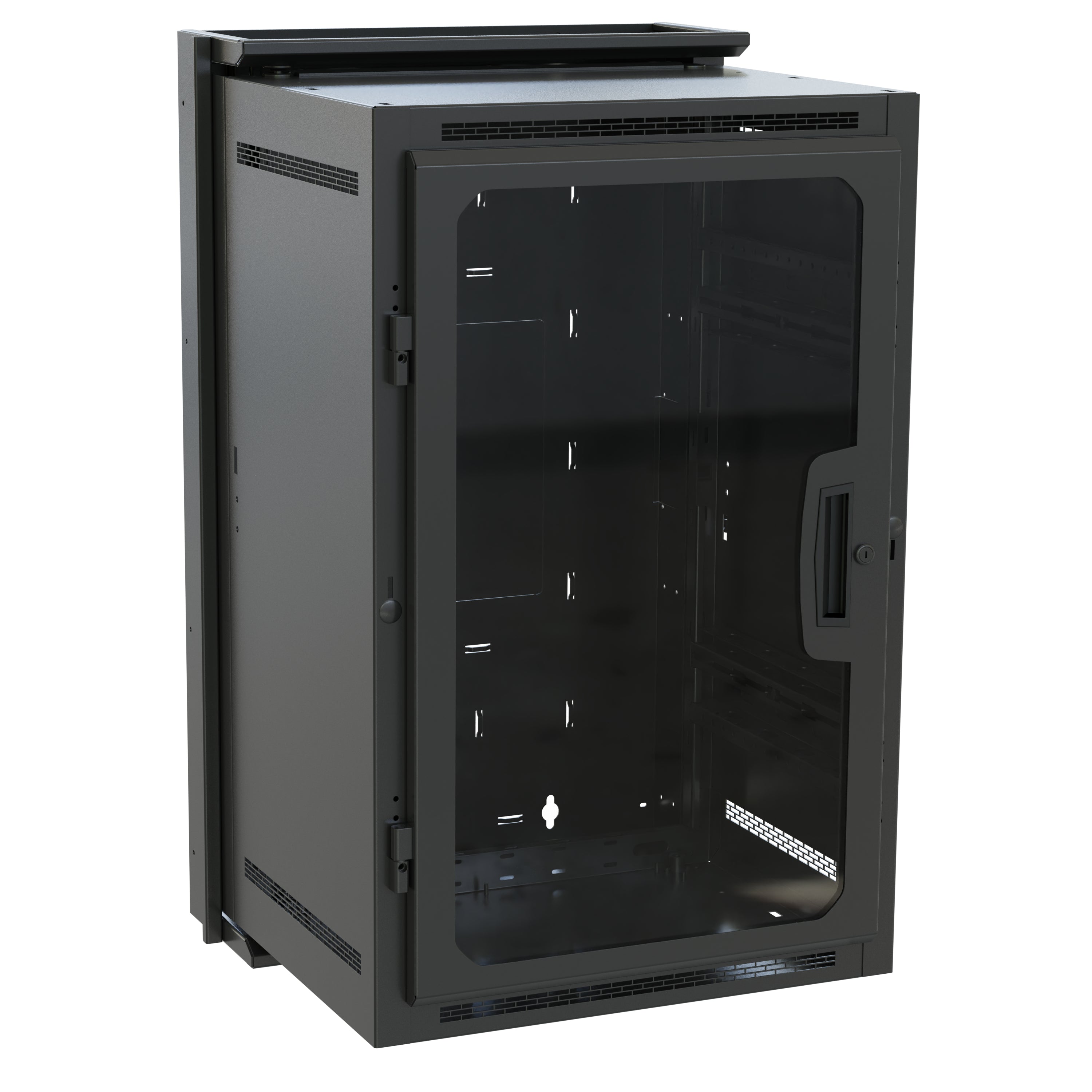 Middle Atlantic DWR-18-17PD – Wandrack, 18U, 113,4 kg Traglast, 594×432×979 mm, Schwarz