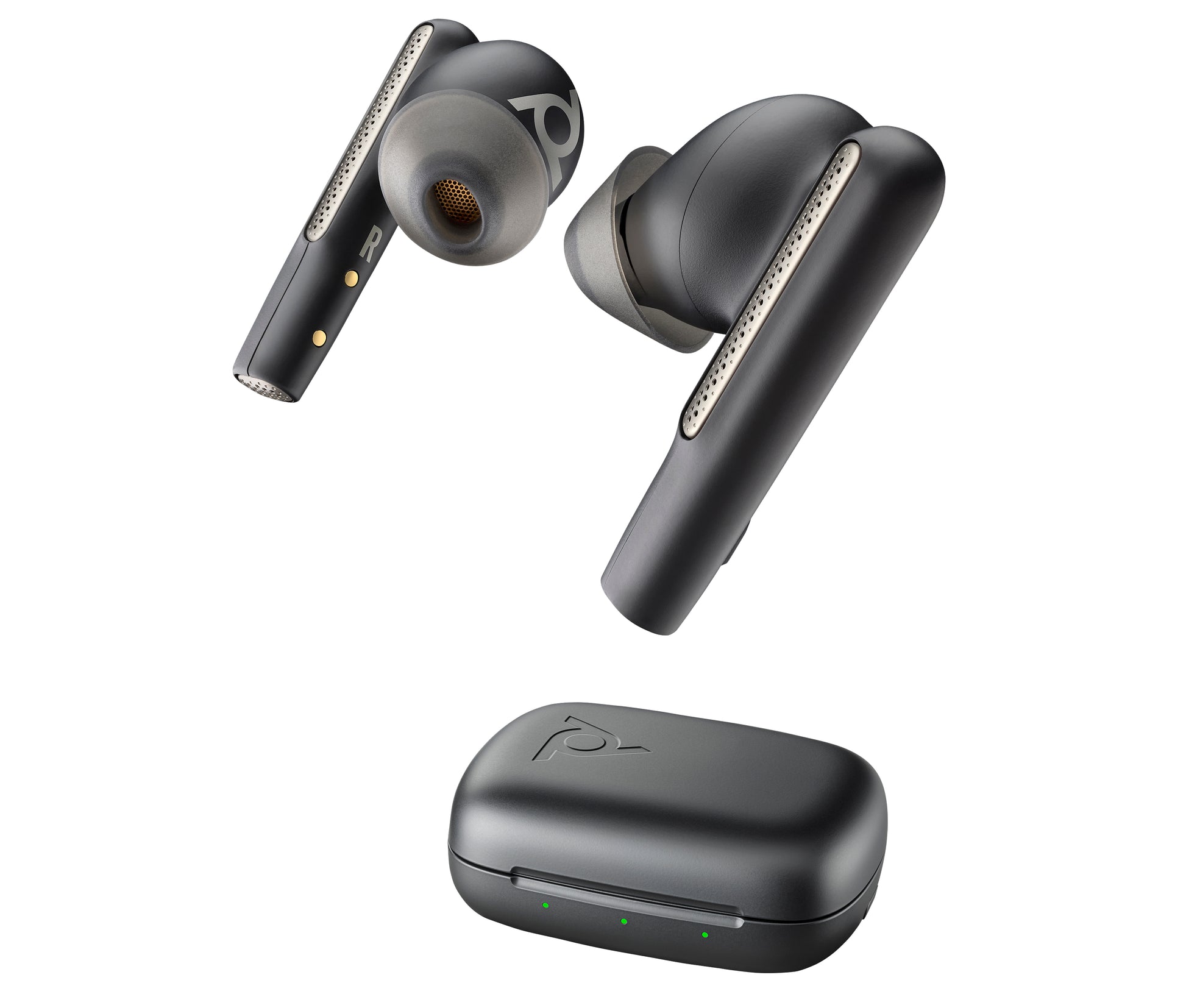 Poly Voyager Free 60 UC Office-Headset – In-Ear, Stereo, BT, mit USB-A-Dongle, mit Ladecase, Schwarz, BT 5.3