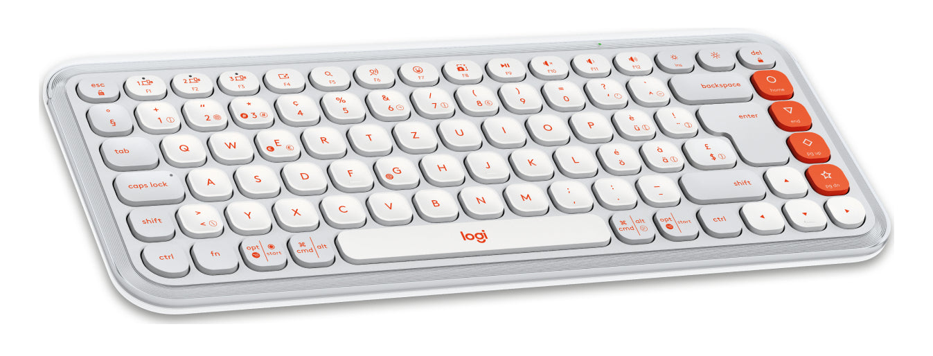 Logitech Pop Icon – Tastatur, kabellos (Bluetooth), CH-Layout (DE-CH) – für Windows, macOS & Android u. a.