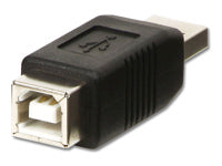 Lindy USB-A (Stecker) auf USB-B (Buchse) Adapter