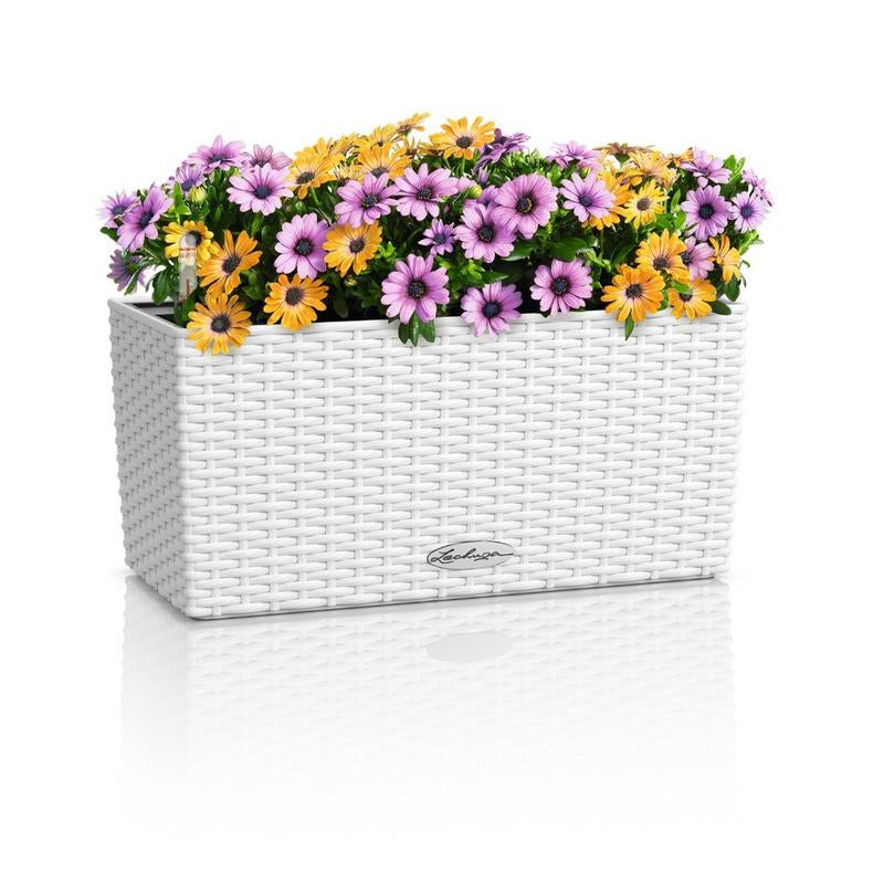 LECHUZA BALCONERA Cottage 40 Pflanzgefäss – 6 l – Kunststoff, weiss