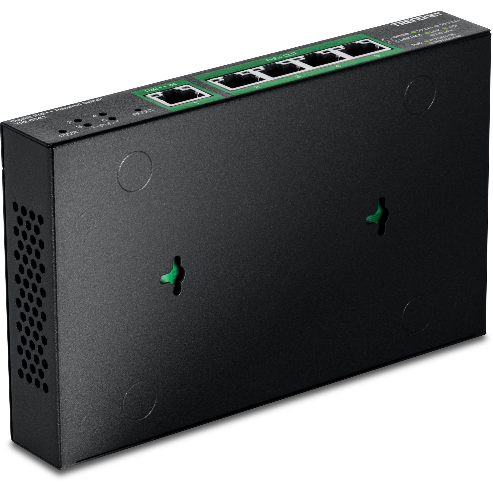 TRENDnet TPE-B541 – Managed Switch – 5× 1G, PoE++, PoE-Budget 60 W, Desktop