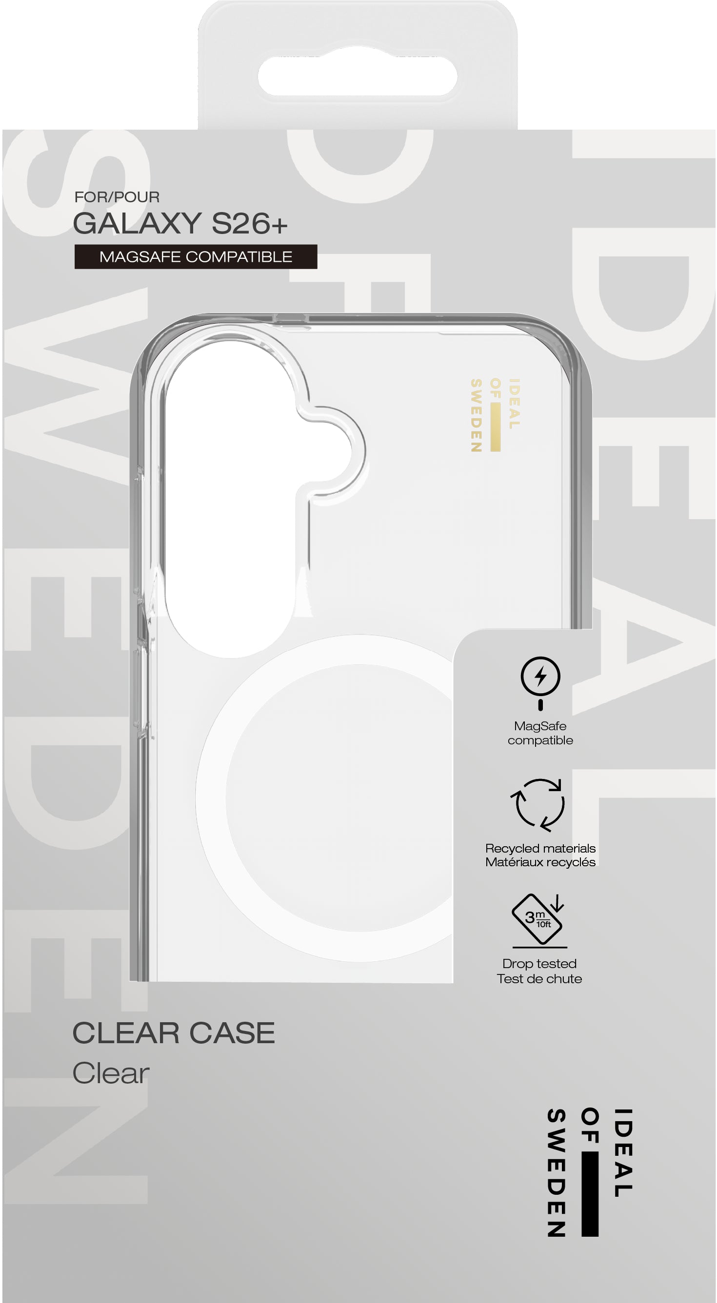 iDeal of Sweden Backcover – für Samsung Galaxy S26 Plus, MagSafe, PC+TPU, Transparent