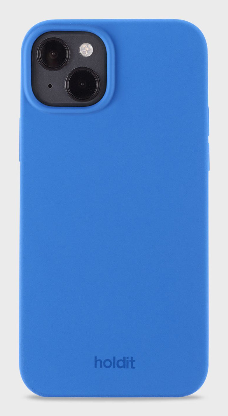 Holdit Backcover – für Apple iPhone 13, Silikon, Blau