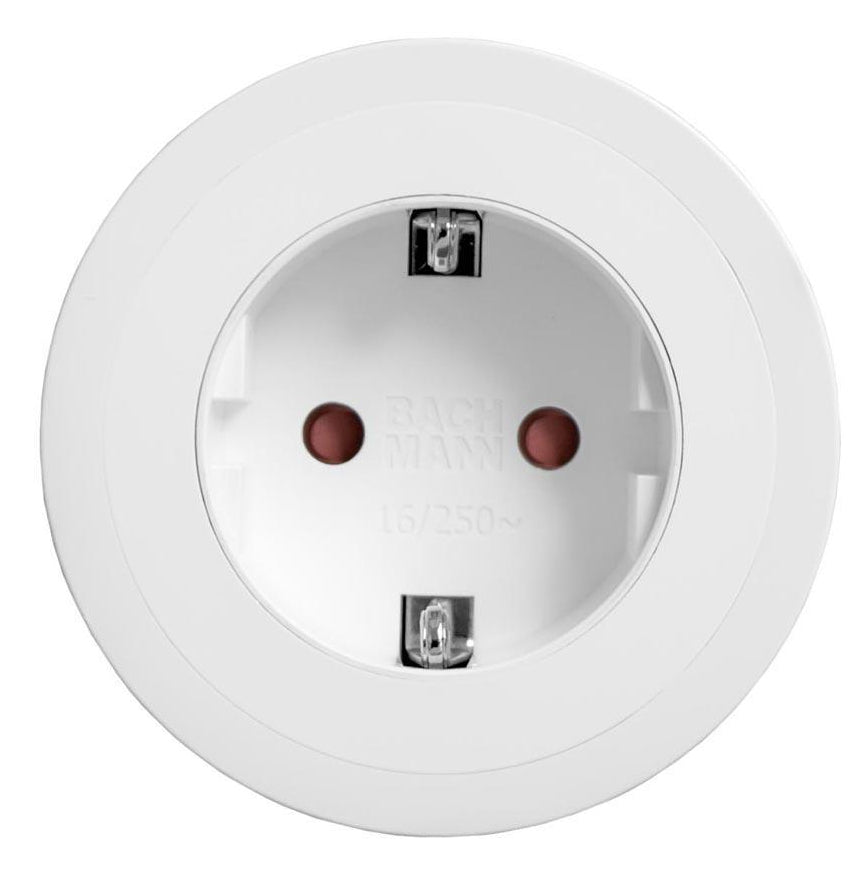 Bachmann PIX Steckdoseneinheit – 1×Schuko (Typ E/F), 2 m, Tisch/Einbau