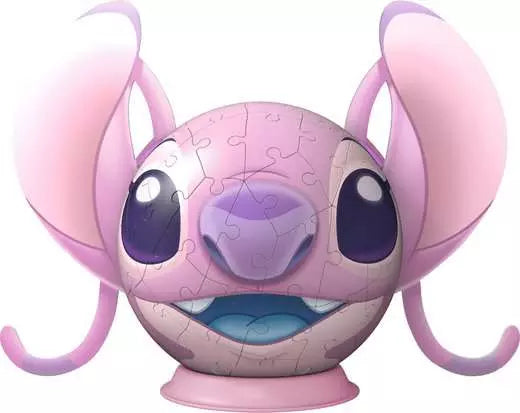 Ravensburger 3D Puzzle Disney Stitch (Angel) – 72 Teile – Ø 22,2 cm – Pappe/Kunststoff – FSC – ab 6 Jahren