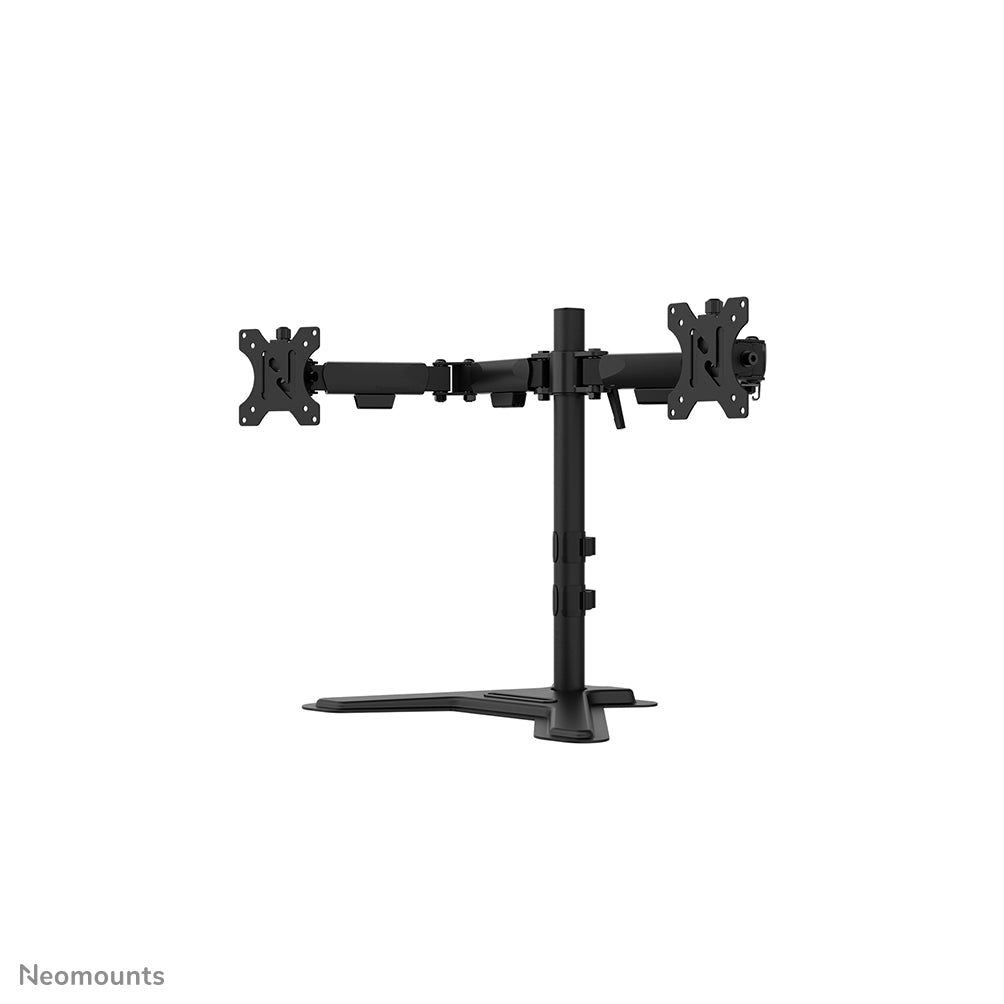 Neomounts DS45-600BL2 – Monitor-Tischständer – 2 Monitore – 10–32" – VESA 75×75/100×100 mm – bis 6 kg/Monitor