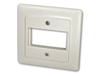 Lindy Wandbox für Snap-in-Modul, Kunststoff, 50×50 mm, weiss