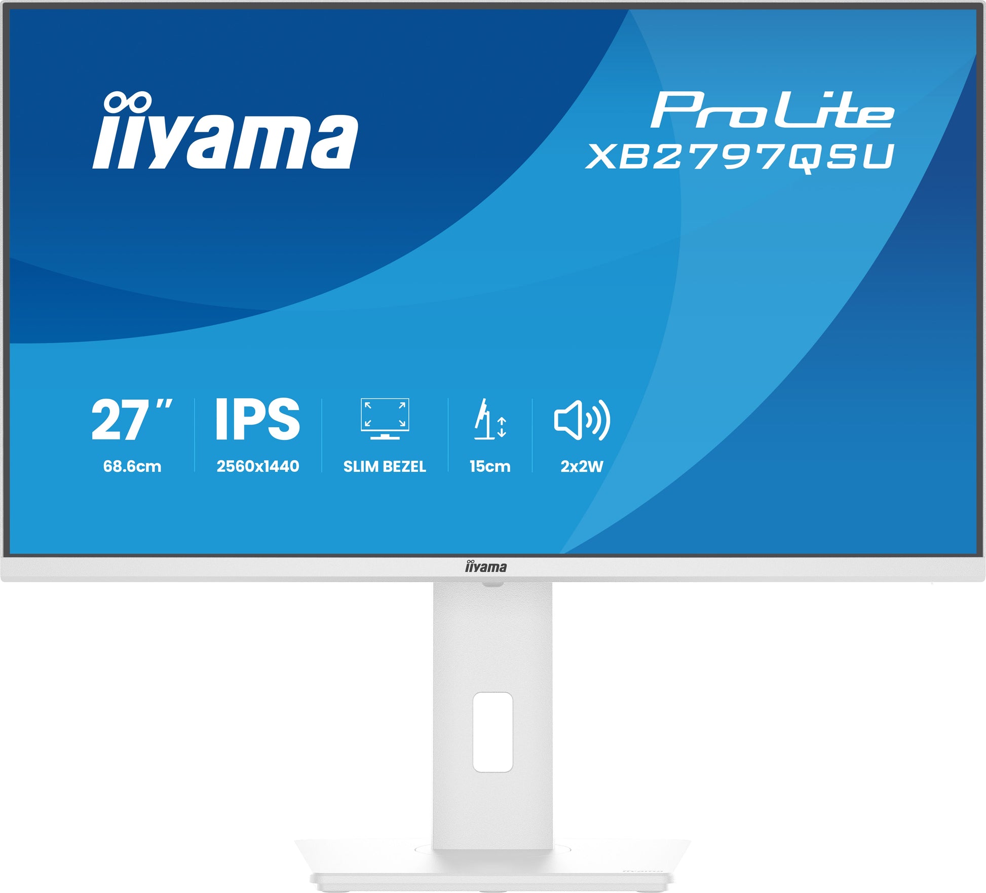 iiyama ProLite XB2797QSU-W1 – 27", 2560 × 1440 (WQHD), IPS